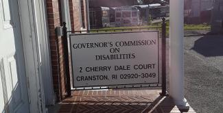 GCD Sign outside front door