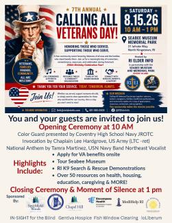 CALLING ALL VETERANS DAY Flyer 10AM-1PM