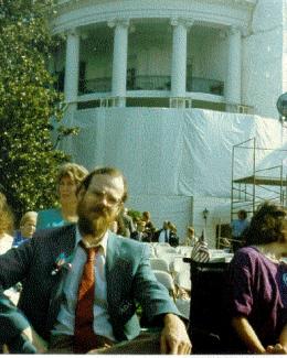 Bob Cooper in front of the White House